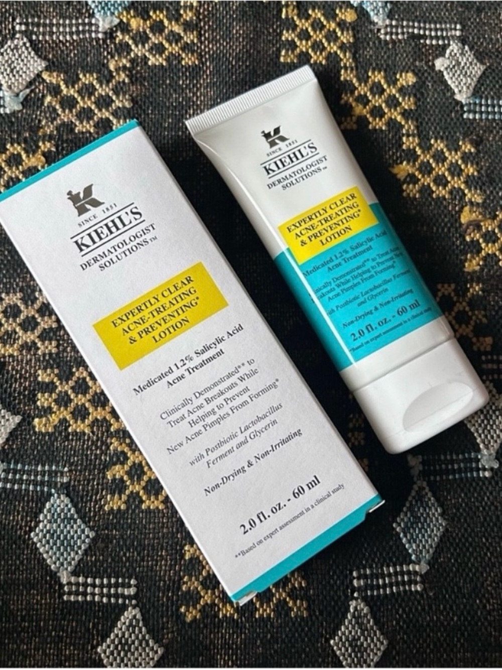 NIB Kiehls Expertly Clear Moisturizer for Acne Prone with Salicylic Acid 60ml